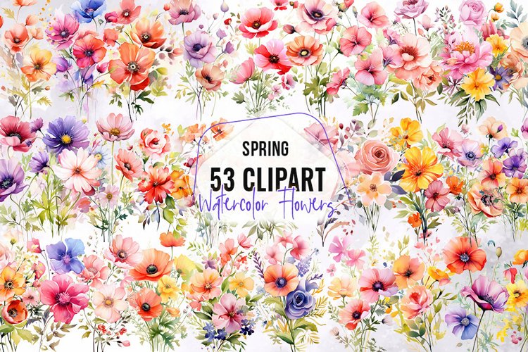 Spring Watercolor Clipart Image 10
