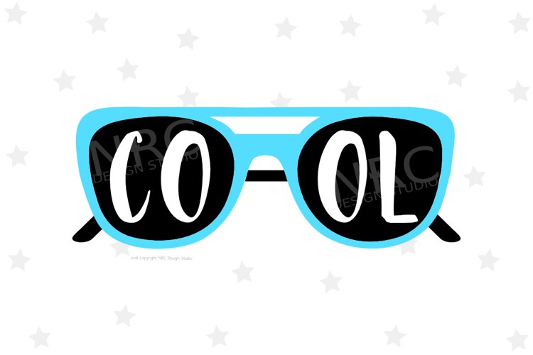 Cool Sunglasses SVG File