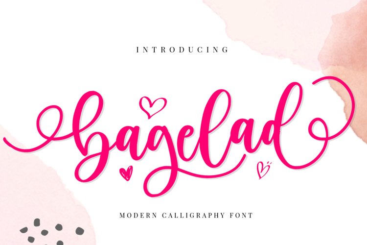Bagelad - Lovely Script Font example image 1