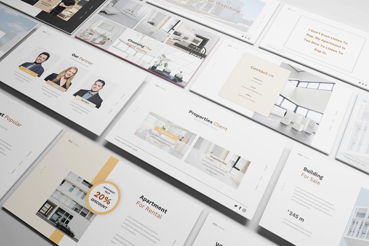 Apartment Property Keynote Template