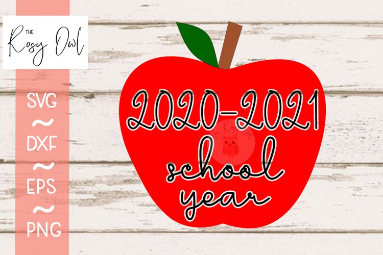 2020-2021 School Year SVG PNG DXF EPS example image 1