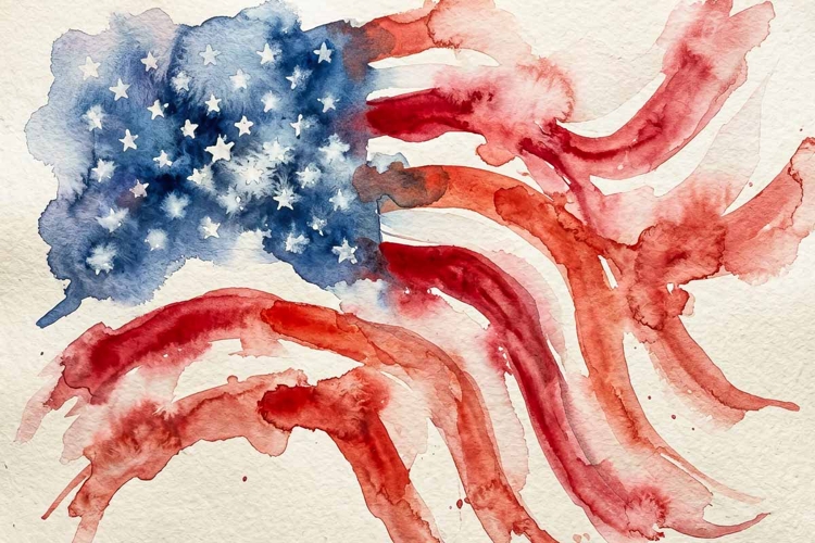 Vintage USA Flag day 4th of July