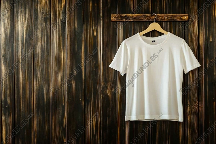 White Tshirt Mockup Image 7