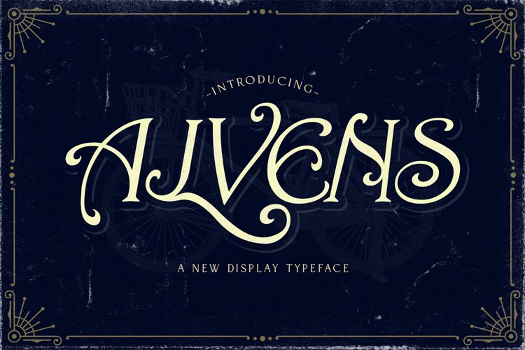 Alvens - Stylish Display Font example image 1