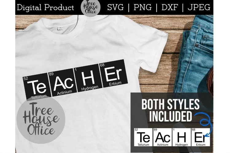 Science Teacher svg, Chemistry Teacher Periodic PNG JPEG example image 1