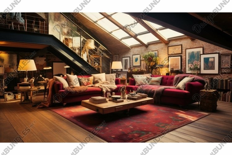 minimalist loft interior room example image 1