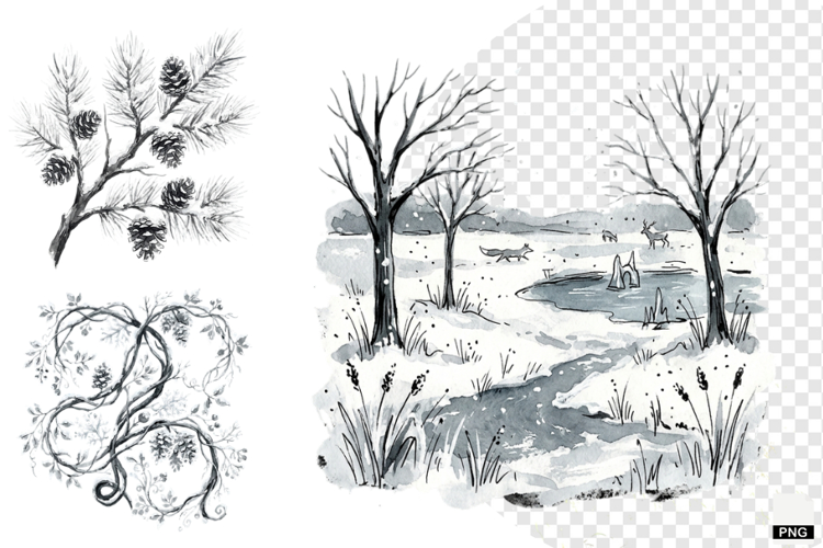 Nature Forrest Meadow Clipart