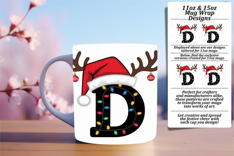Whimsical 15oz Mug Wrap Png Artwork , Christmas