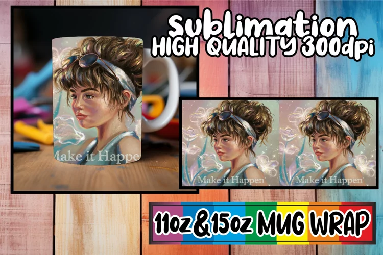 Gentle vibes sublimation print wrap, Woman