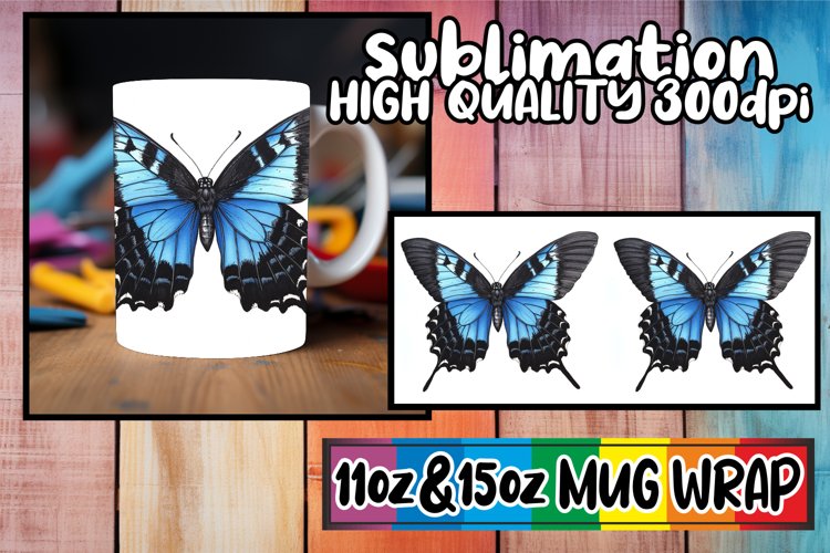 Fresh Spring Butterfly Wrap: Sublimated Serenity