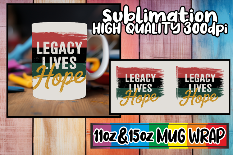 Radiant smiles 11oz 15oz mug wrap, Juneteenth