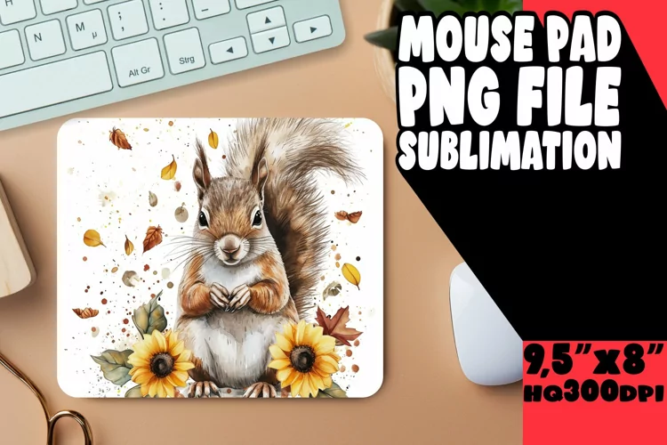 Wildlife Boho Style - Mouse Pad