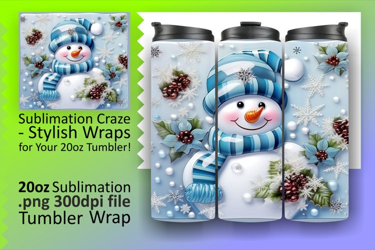 Christmas Tumbler Wrap Image 11