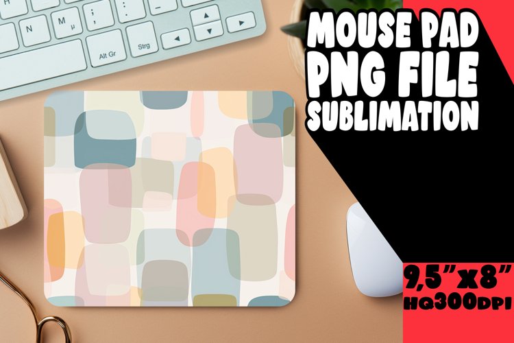 Vibrant Sublimation Mouse Mat Decor