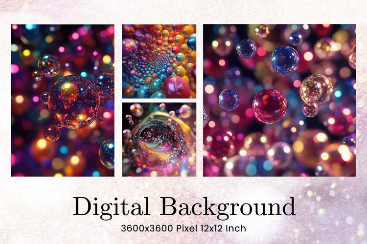 Water Bubbles Background Rainbow Water Drop Wallpaper