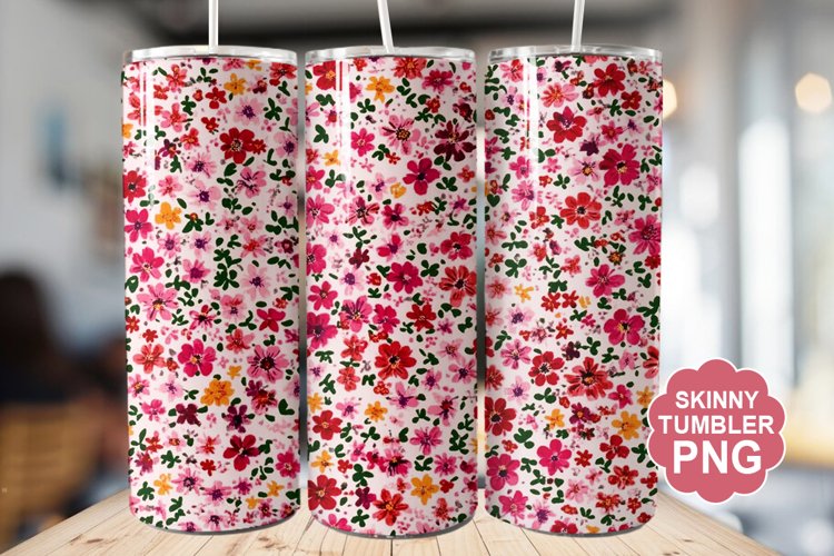 Floral Pattern Tumbler | Floral Tumbler Wrap
