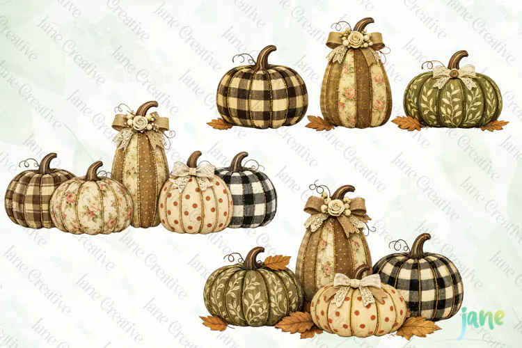 Vintage Pumpkin Clipart