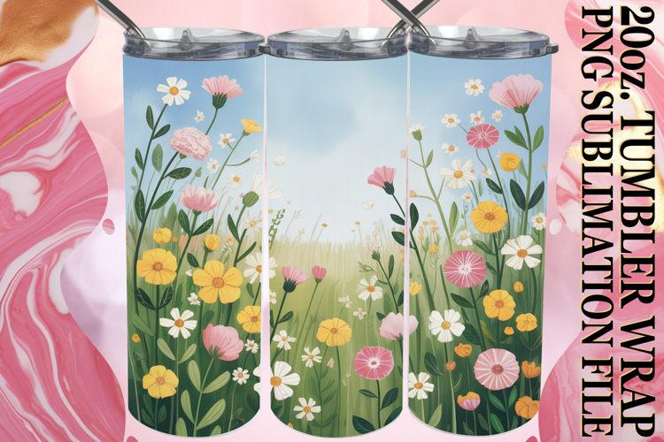 JOYFUL SIPS 20oz TUMBLER WRAP, Spring