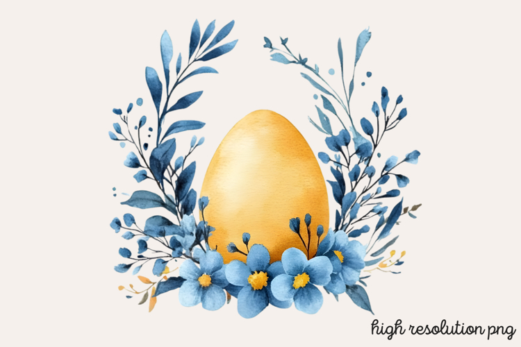Geometric Pastel Easter Clipart PNG