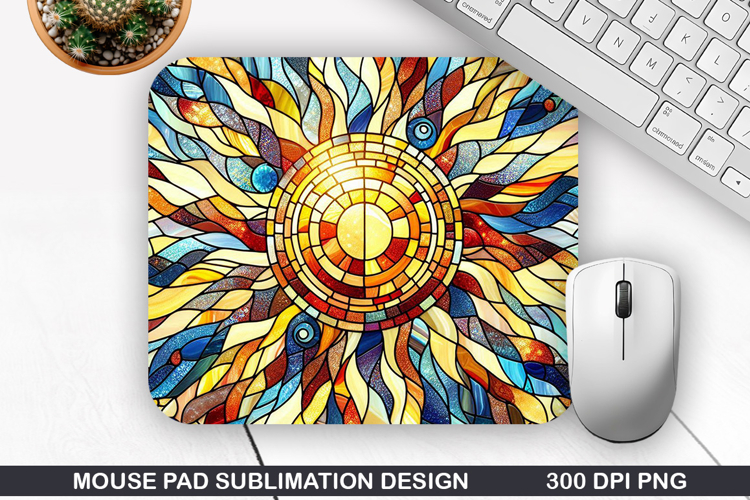 Mouse Pad Sublimation, Summer Mouse Pad PNG Design