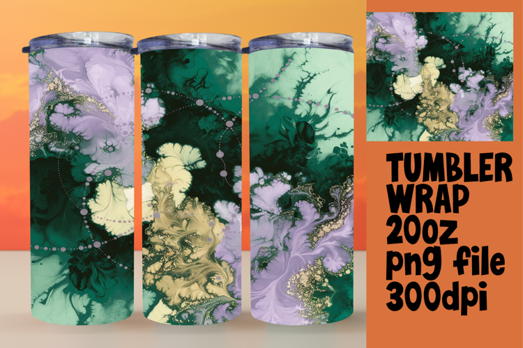 Beautiful 20oz Tumbler Artwork , Abstract Pattern example image 1