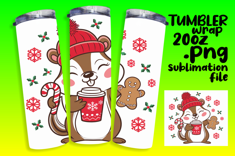Christmas Tumbler Wrap