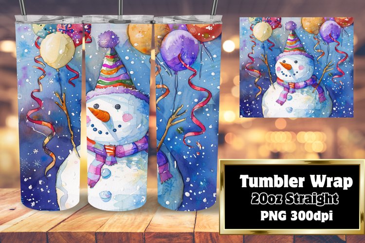 Tropical Chills: 20oz Holiday Tumbler Wraps