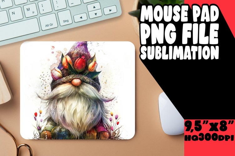 Enchanting Spring Gnome Mouse Pad Series
