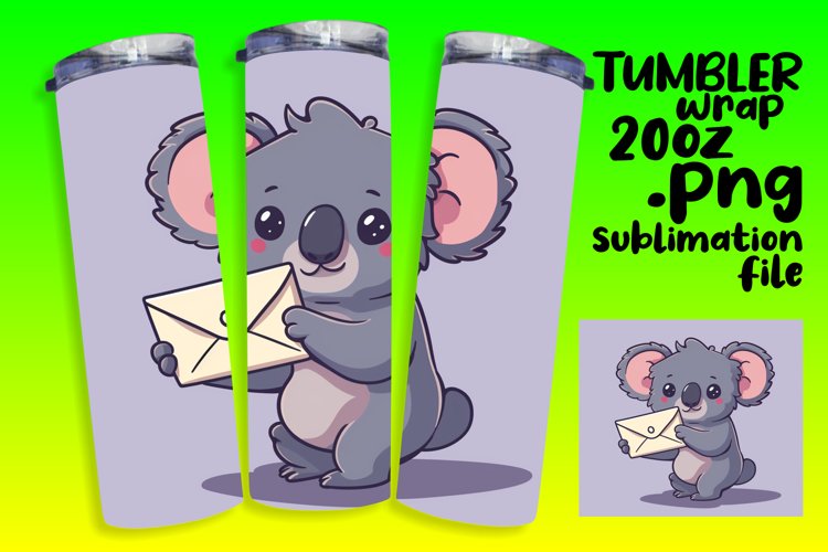Enchanting Wildlife Wonderland Tumbler Sublimation: 20oz example image 1