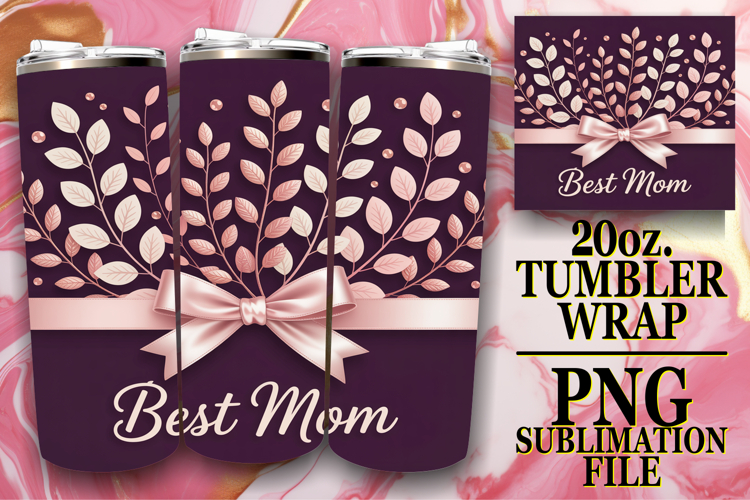 Cozy Sunsets 20oz tumbler wrap, Mothers Day