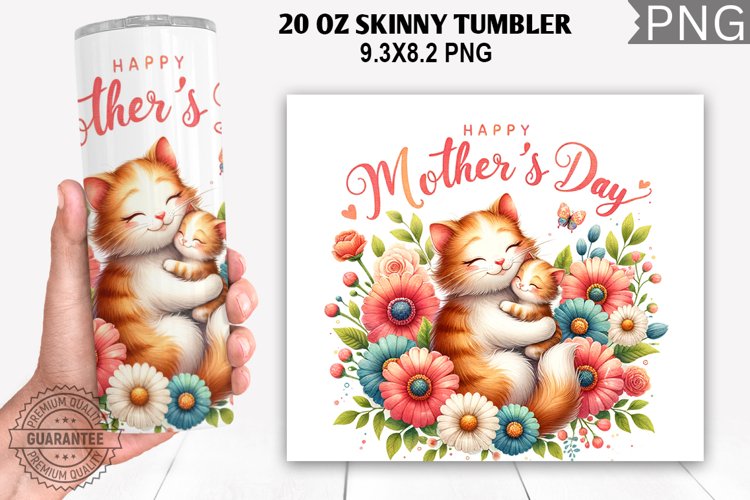 Happy Mother's day Tumbler Wrap, 20 Oz Tumbler Wrap example image 1