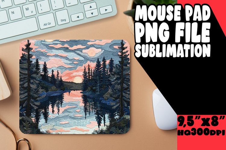 Dreamy 3D Summer Mouse Pad