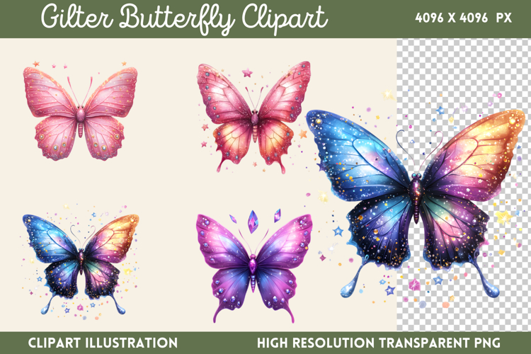 Butterfly Sublimation Designs Image 16