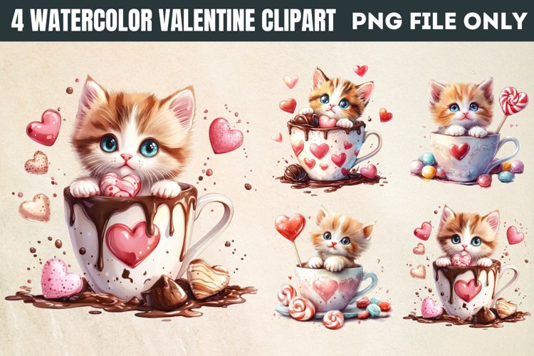Cute Cat Clipart Image 2