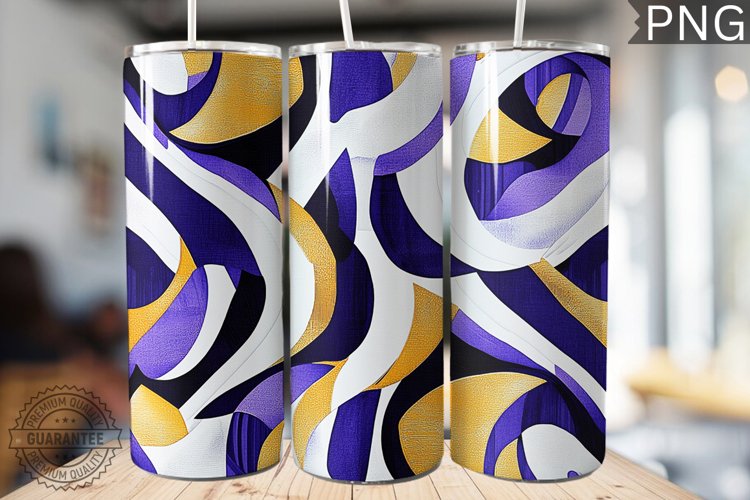 Abstract Pattern Tumbler Warp - High Quality 300 Dpi
