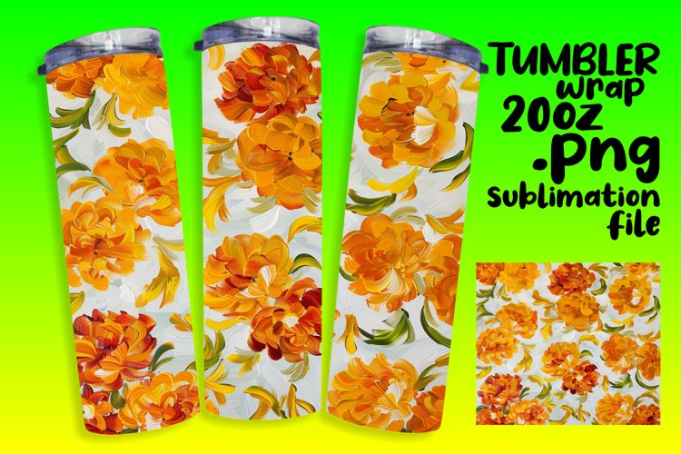Serene Spring Blossoms 20oz Tumbler Wrap Design