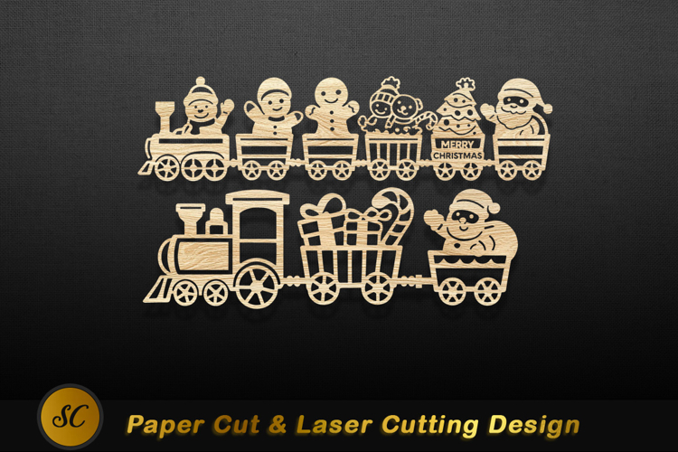 Wooden pine tree cutouts craft Laser cut