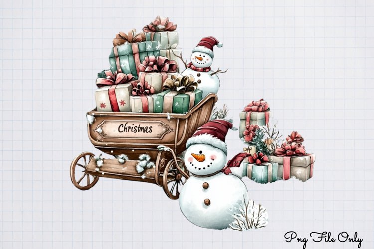 Rustic Christmas Clipart Image 16