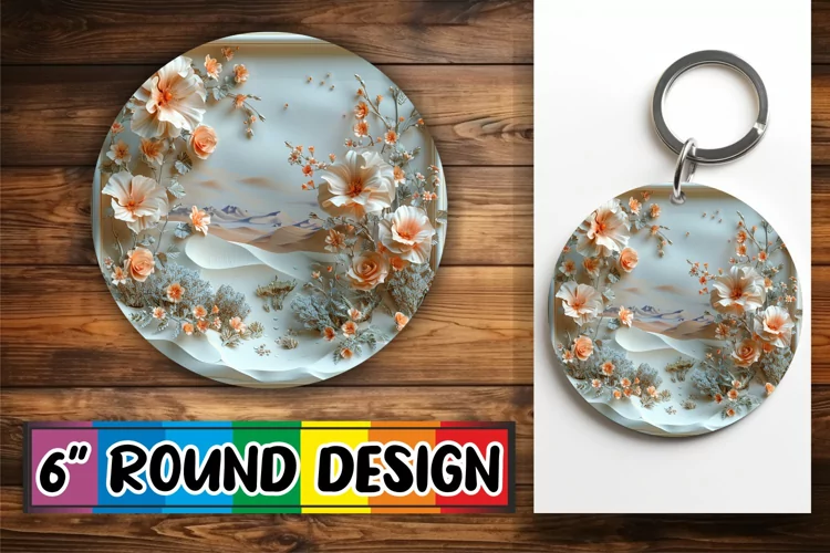 Serene Circle Keychain Assortment