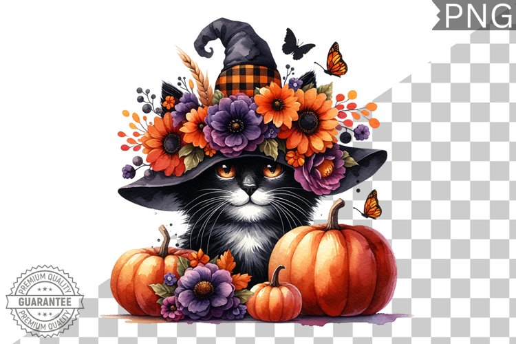 Halloween Cat Clipart Image 12