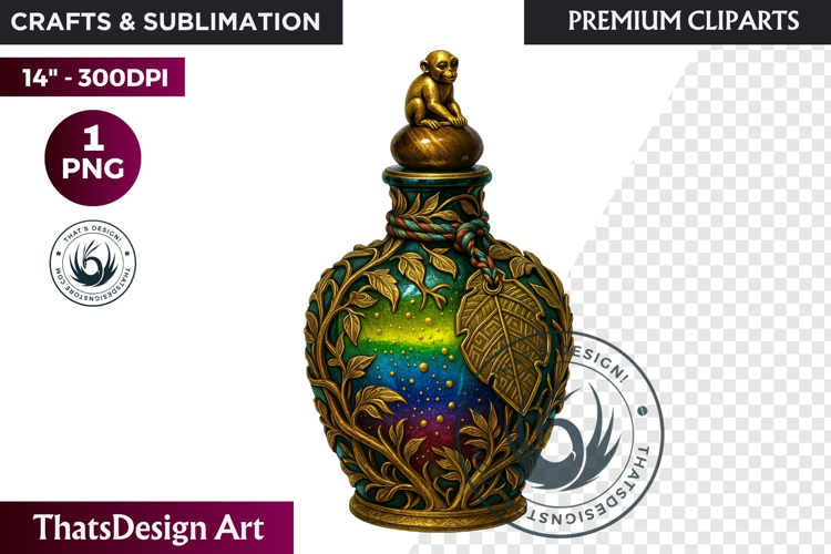 Magical Potion Bottles PNG, Fantasy Witchcraft Clipart witch