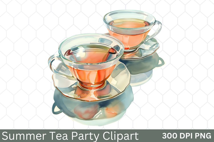 Summer Tea Party Clipart