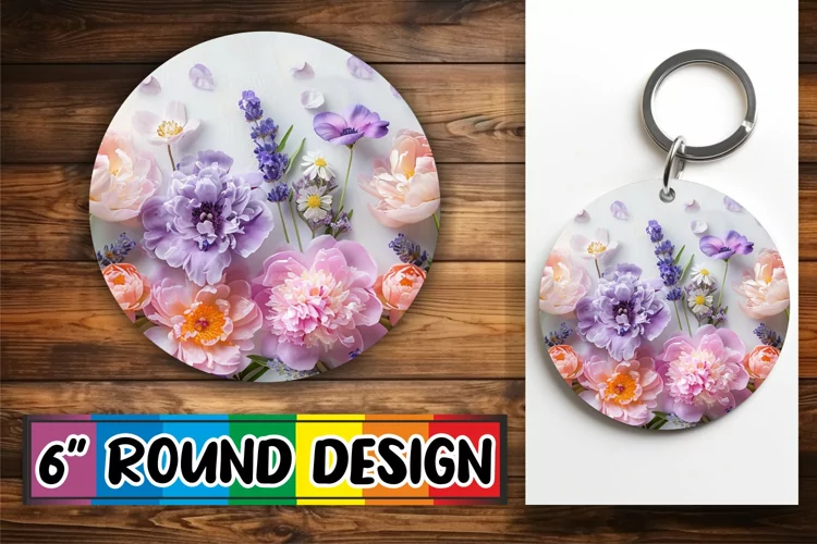 Blossom Burst - Circle Sublimate Bliss Round