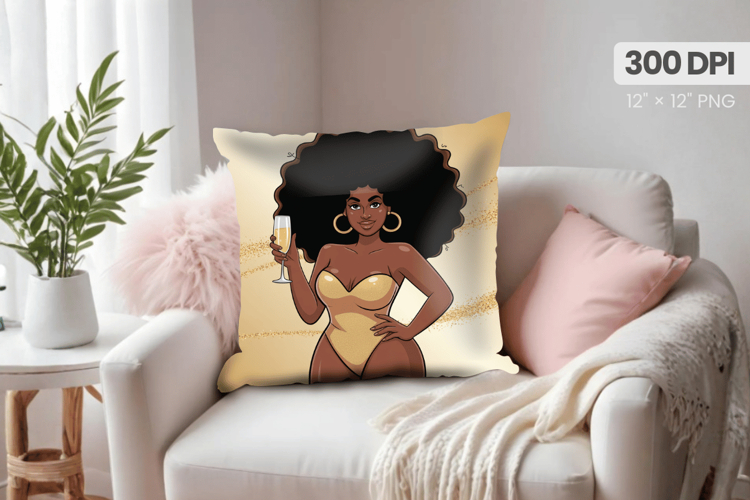 Black Girl Afro Png Image 17