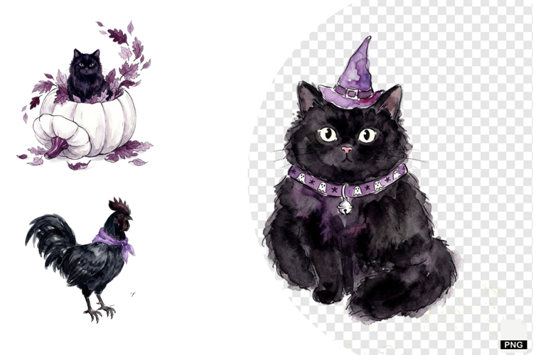 Halloween Haunted Cottage Clipart