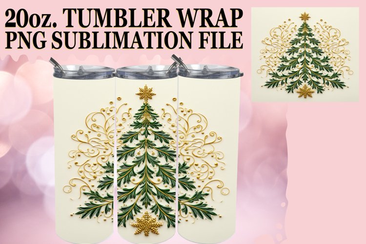 Christmas Tumbler Wrap Image 19