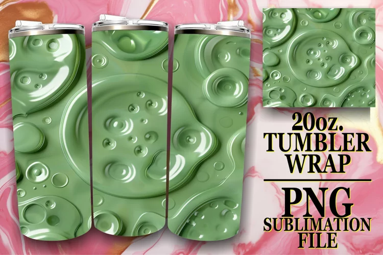 Whimsical Inflated Art Tumbler Assortment