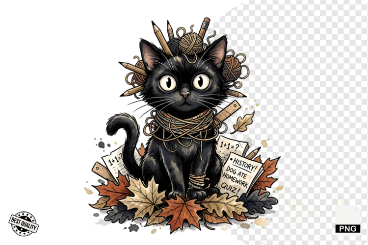 Halloween Black Cat Clipart