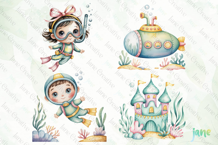 Cottage Ocean Clipart