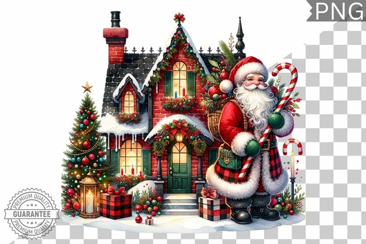 Santa Christmas Clipart Image 9